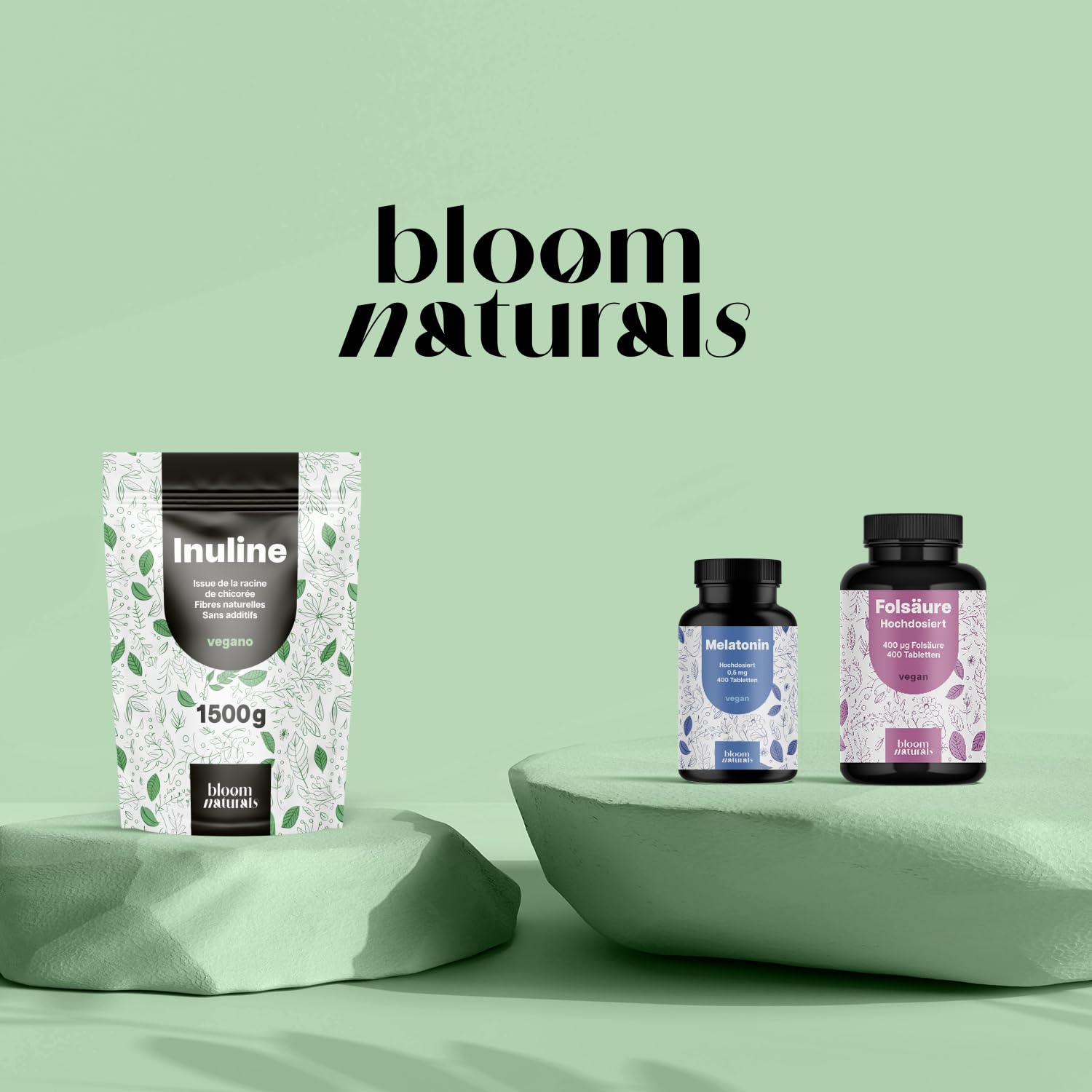Inuline en Poudre 1500 g (1,5 kg) – Issue de la Racine de Chicorée – Source Naturelle de Fibres – 100% Vegan – Produite en Allemagne – Sans Additifs