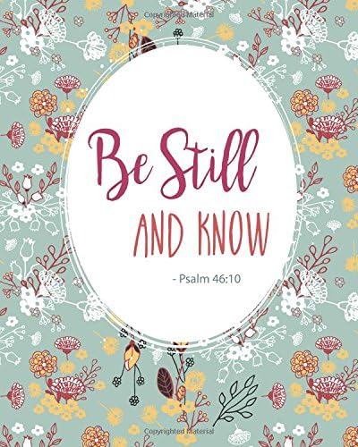 Be Still and Know (Bible Verse Journal Cover Design)