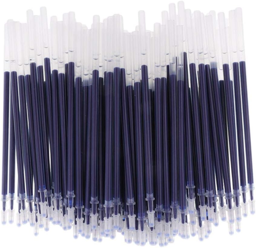 100pcs Gel Pen Refills 0.5mm for Needle Tip Liquid Pen/Rollerball Ink Pen - Blue
