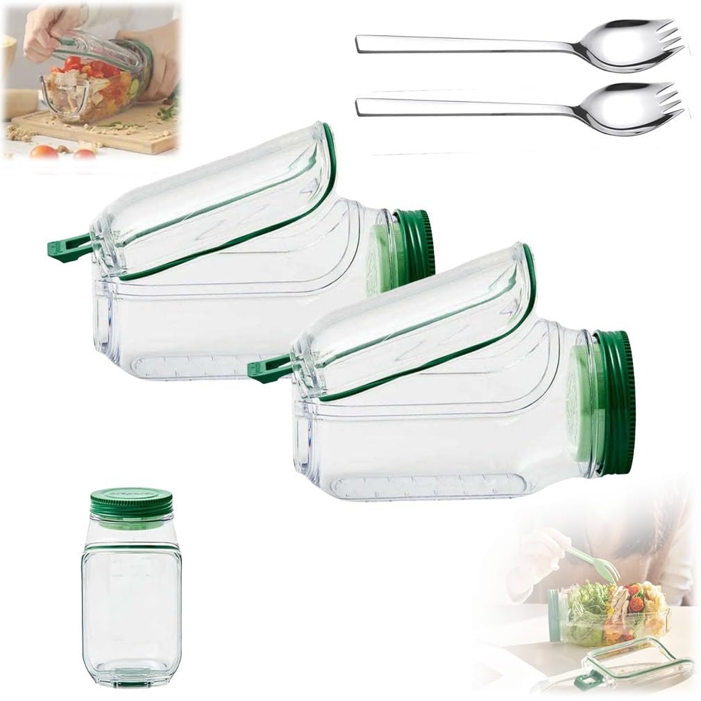 Salad Dressing Mixer with One Push