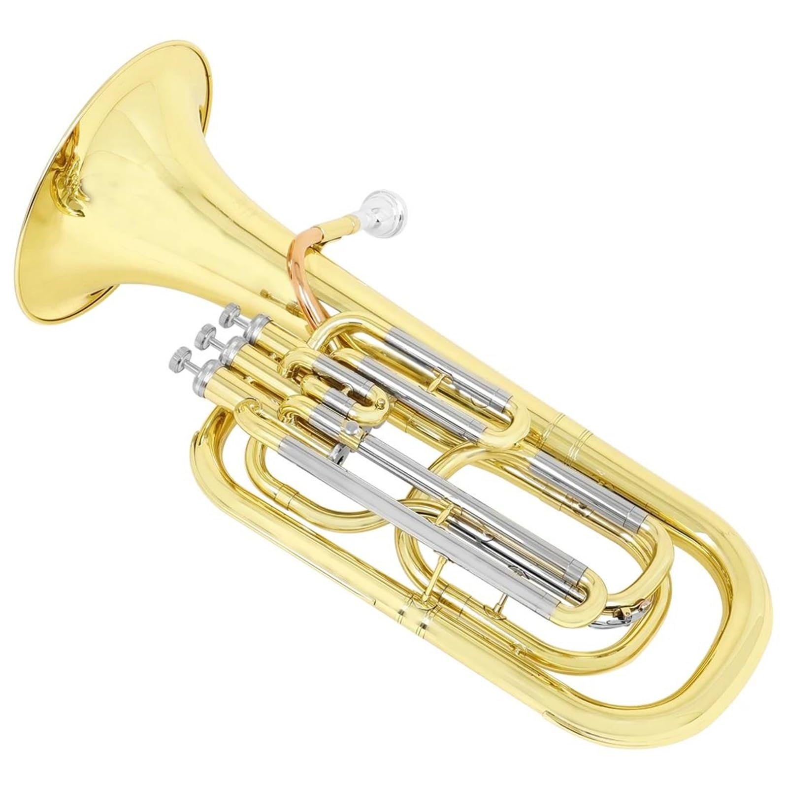 Eufonium Bb Euphonium 3 Kluczowy Pionowy Róg Tenorowy Baryton Z Rękawiczkami Materiałowymi Mosiężne Instrumenty Muzyczne