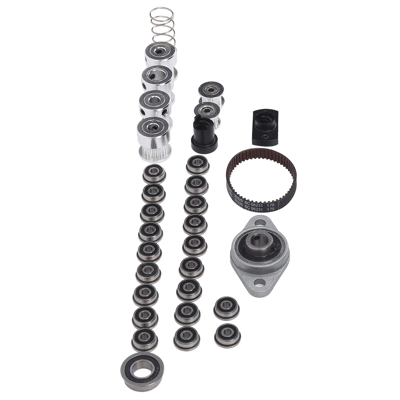 Kit de transmisión por correa para impresora 3D V0, polea, 2 metros