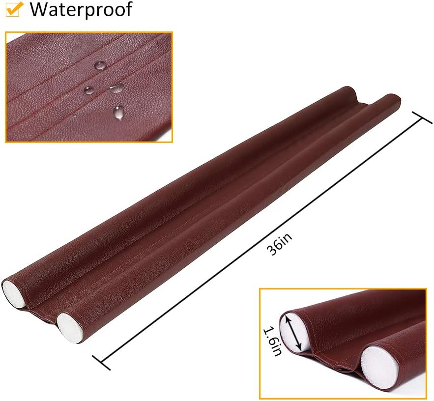 SWISSELITE 36 Inch Under Door Draft Stopper,Sound Proof Reduce Noise,Energy Saving Under Door Draft Stopper Door Weather Stripping