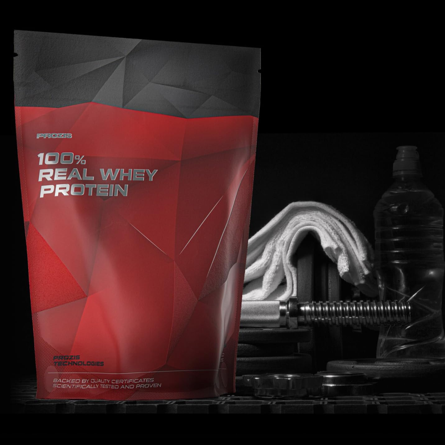 Prozis Real Whey Protein 1000 gr, proteine whey, vari gusti a scelta (brownie cioccolato)