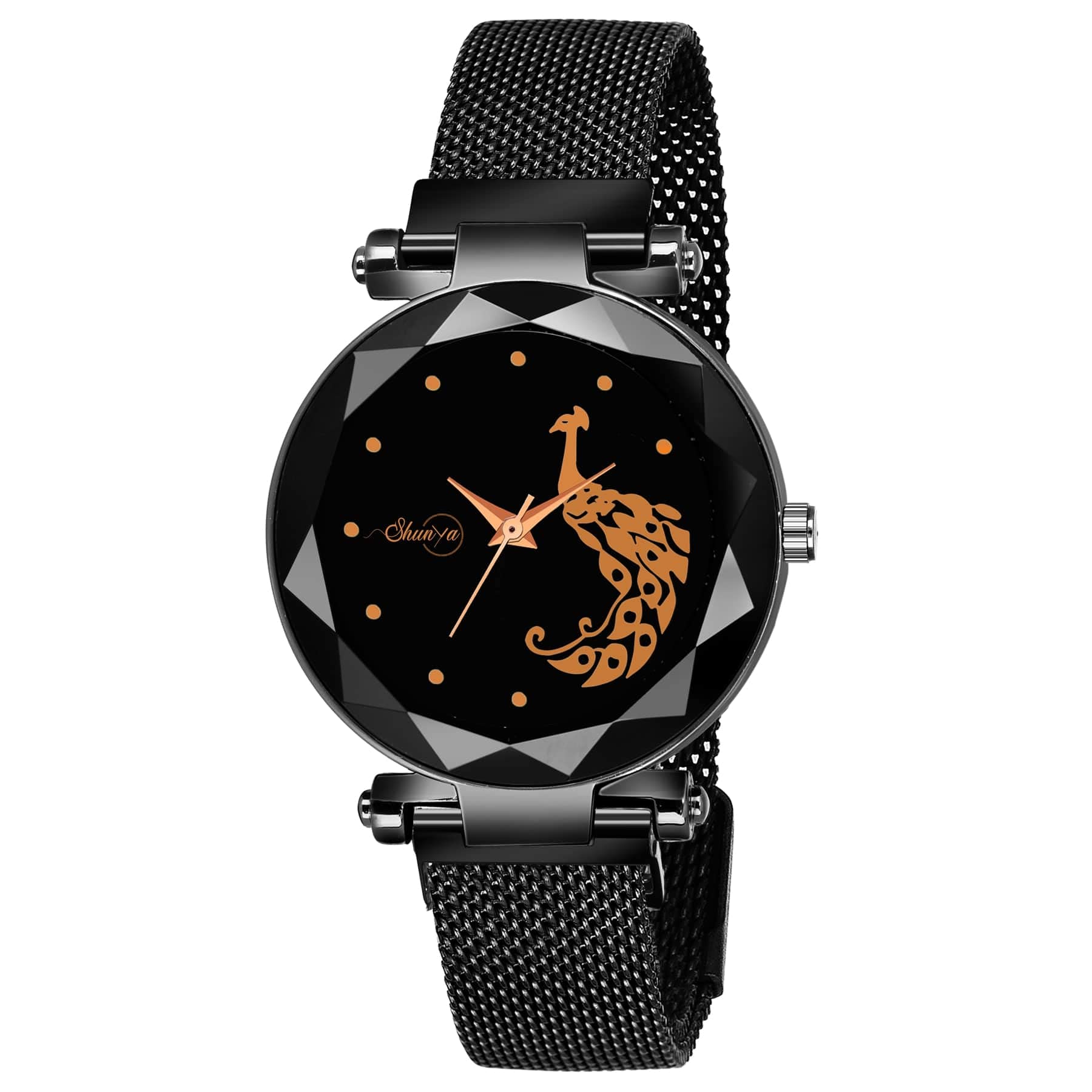 Shunya New Black Peacock Diamond Dial Designing Analog Look Woman Watch for Woman & Girls (B09NR44JJC) Amazon Price History, Amazon Price Tracker