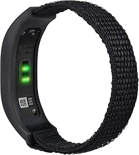 C2D JOY Sport Mesh Nylon Bands Compatible with Garmin Vivosmart 3/4 tracker Replacement Bands with Case-Black