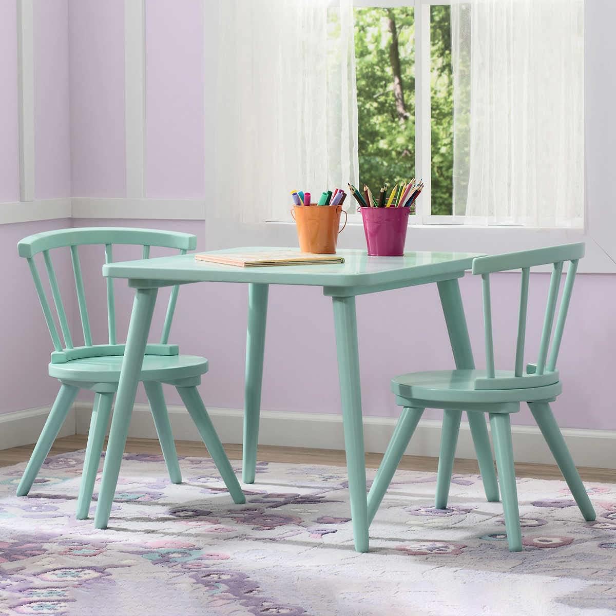 Caden Table & Chair Set Table and 2 Chair Set New