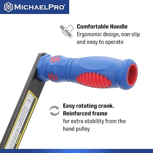 Miniatura 7 de MichaelPro MP009093 2500lbs Heavy Duty Hand Winch para Automotriz, Barco, Remolque