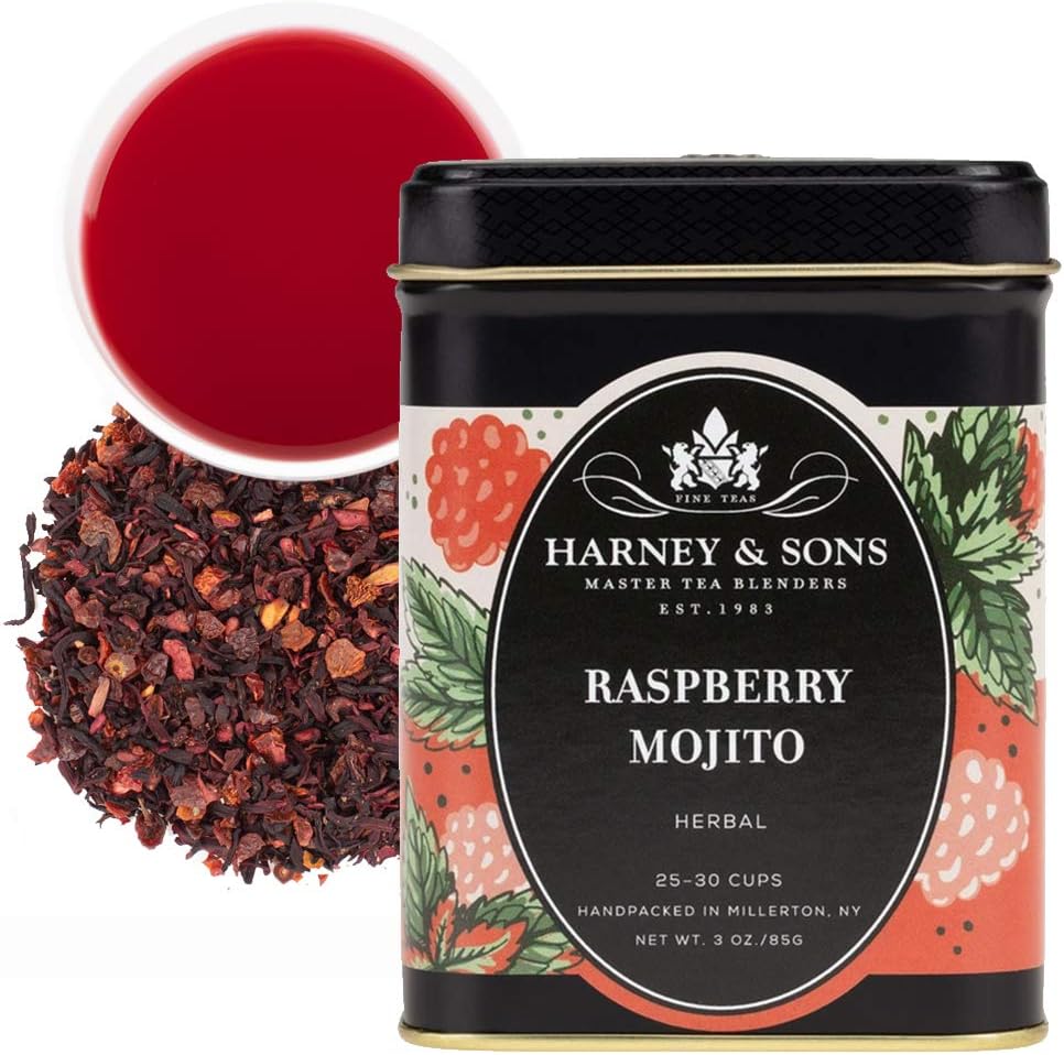 Raspberry Mojito, Loose Leaf Tea, 3 ounce tin