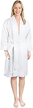 American Soft Linen Women’s 100% Cotton Terry Bathrobe – Soft, Absorbent, Quick Dry Turkish Robes for Women Quality Housecoat