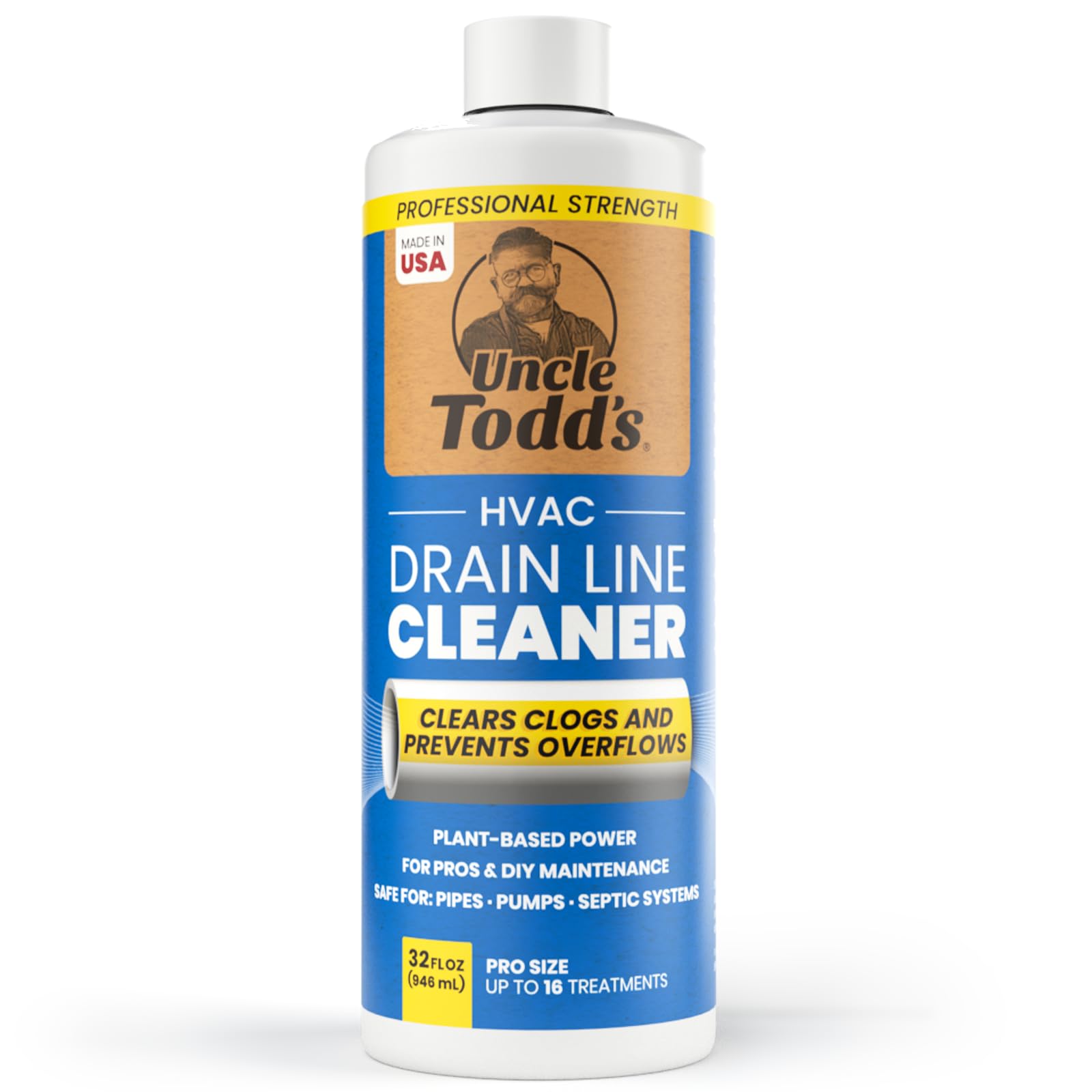 Uncle Todd's HVAC Drain Line Cleaner