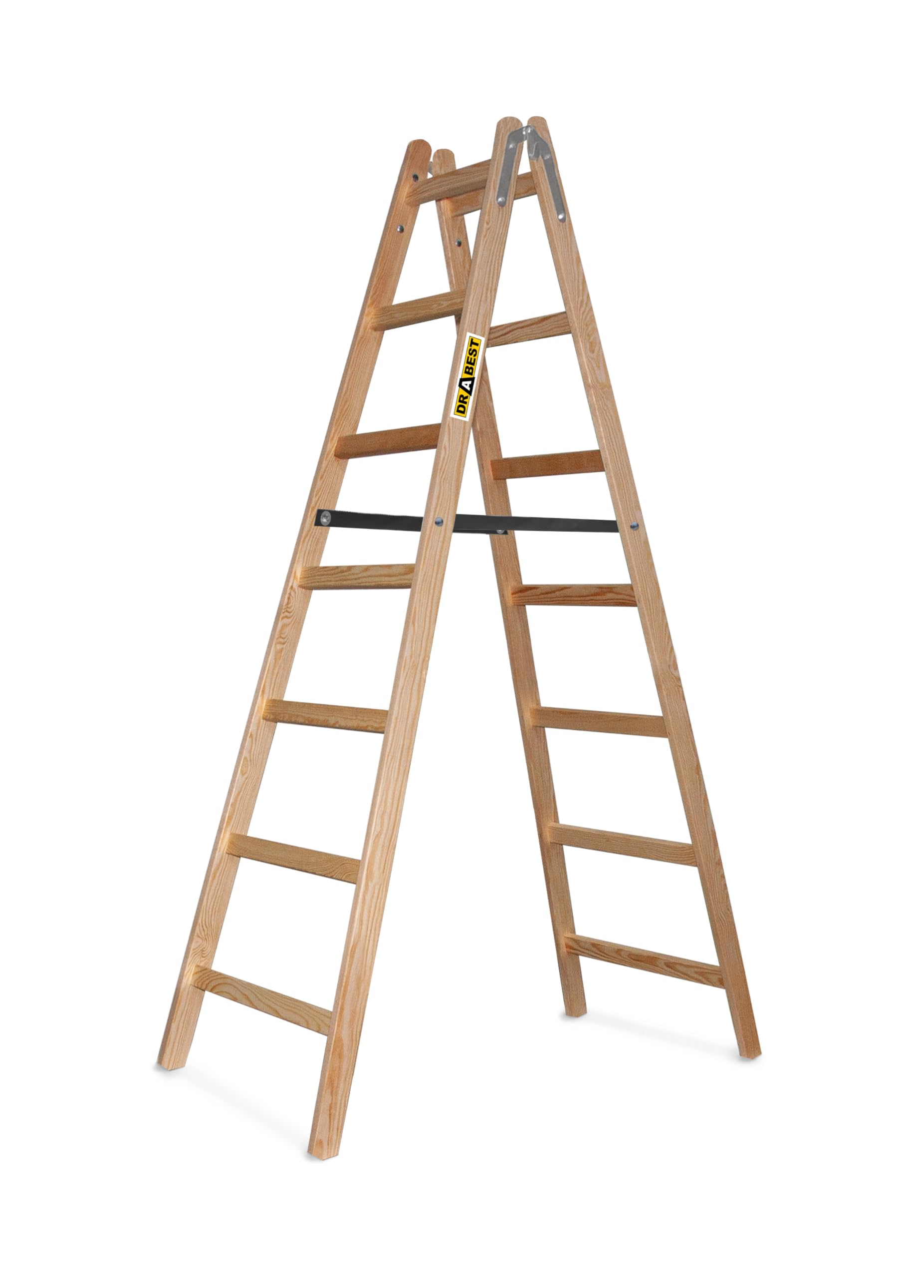 Drabest Wooden Ladder - 2m - 10kg