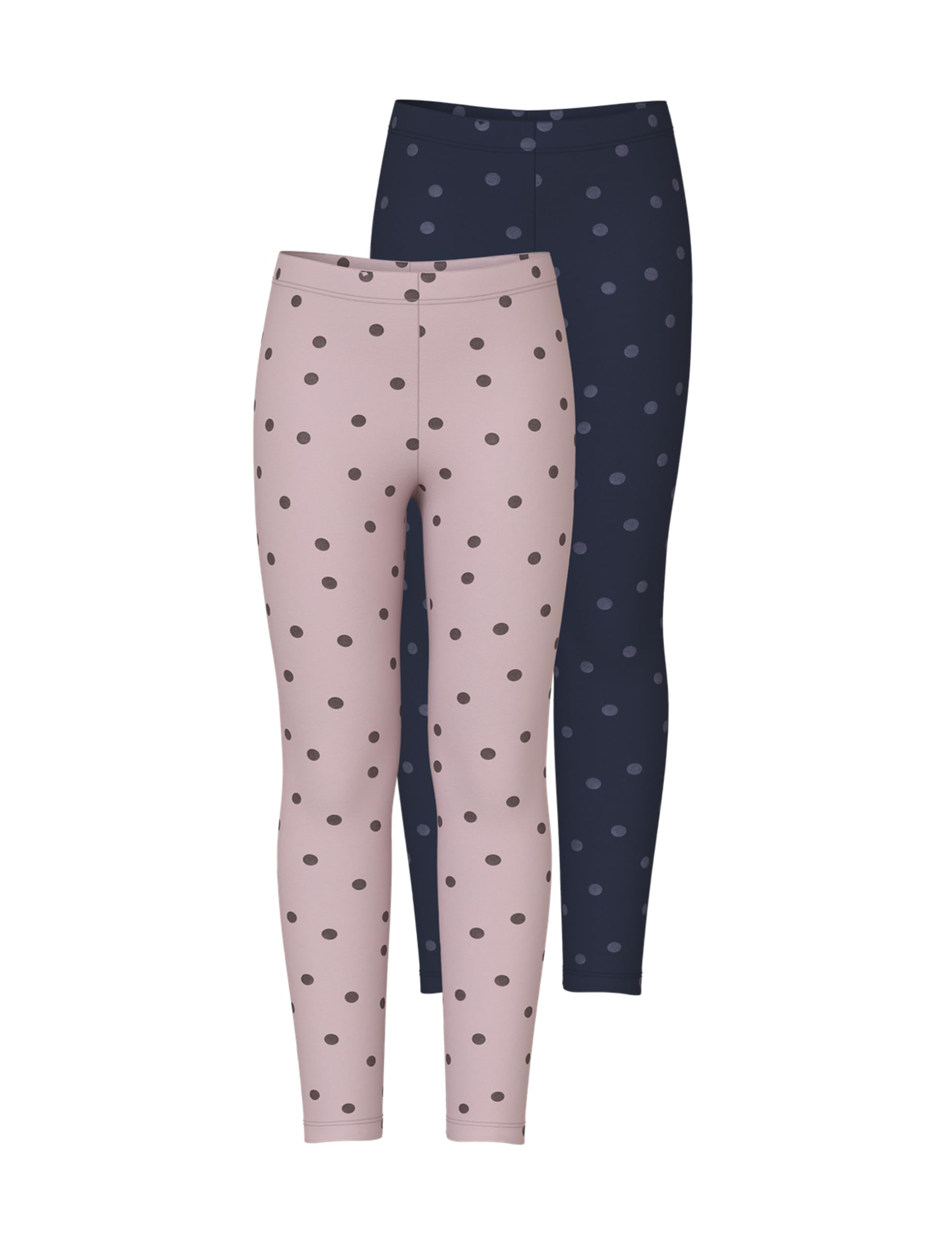NAME IT Mädchen Nkfvivian 2P Glitter Legging (2er Pack)