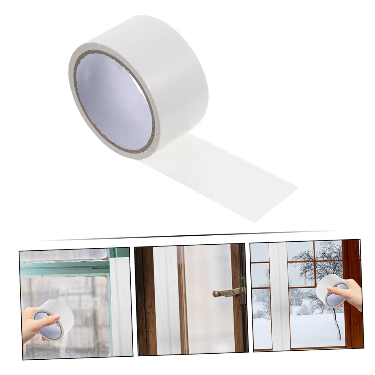 MUCKLILY Insulate Your Home 5pcs Window Winter Insulation Tape Windproof and Thermal Film Sealant for Windows Doors