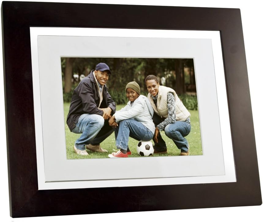 Pandigital Pantouch PAN8000DWPCF1 8-Inch Touchscreen LCD Digital Picture Frame with 1 GB Internal Memory (Espresso Brown)