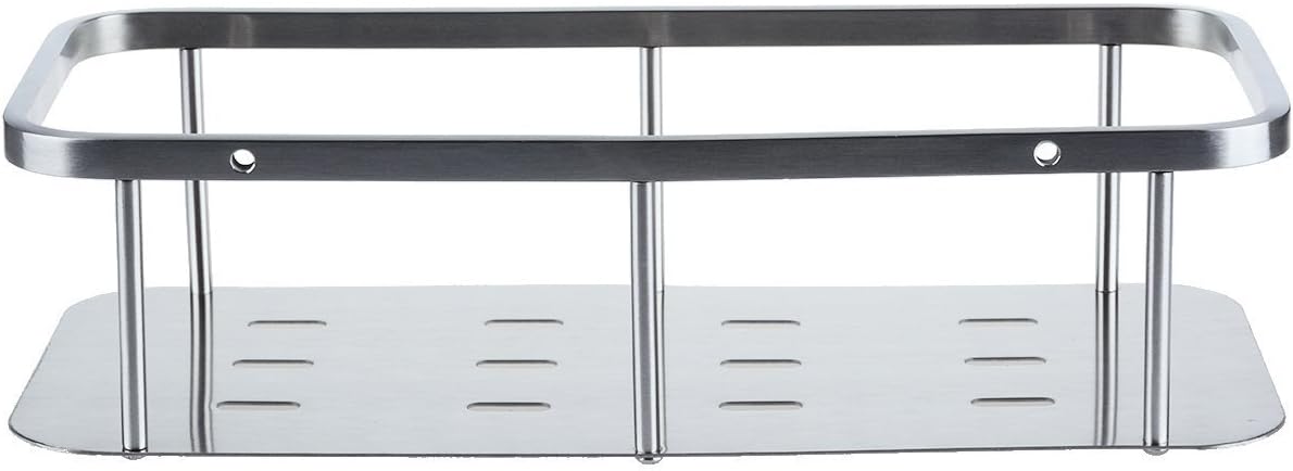 MuShang Wall-Mounted Bathroom Combination, Toothbrush Storage, Bathroom Supplies Storage, Cosmetics/Skin Care Storage Rack 822 (Large)