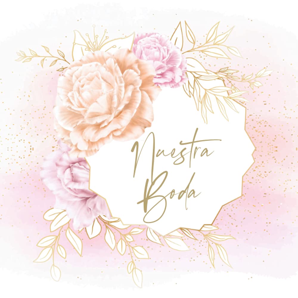 Libro de firmas boda: Libro de invitados personalizado para dejar recuerdos a los novios en su boda - Idea de regalo o detalle de boda original para la pareja. Español