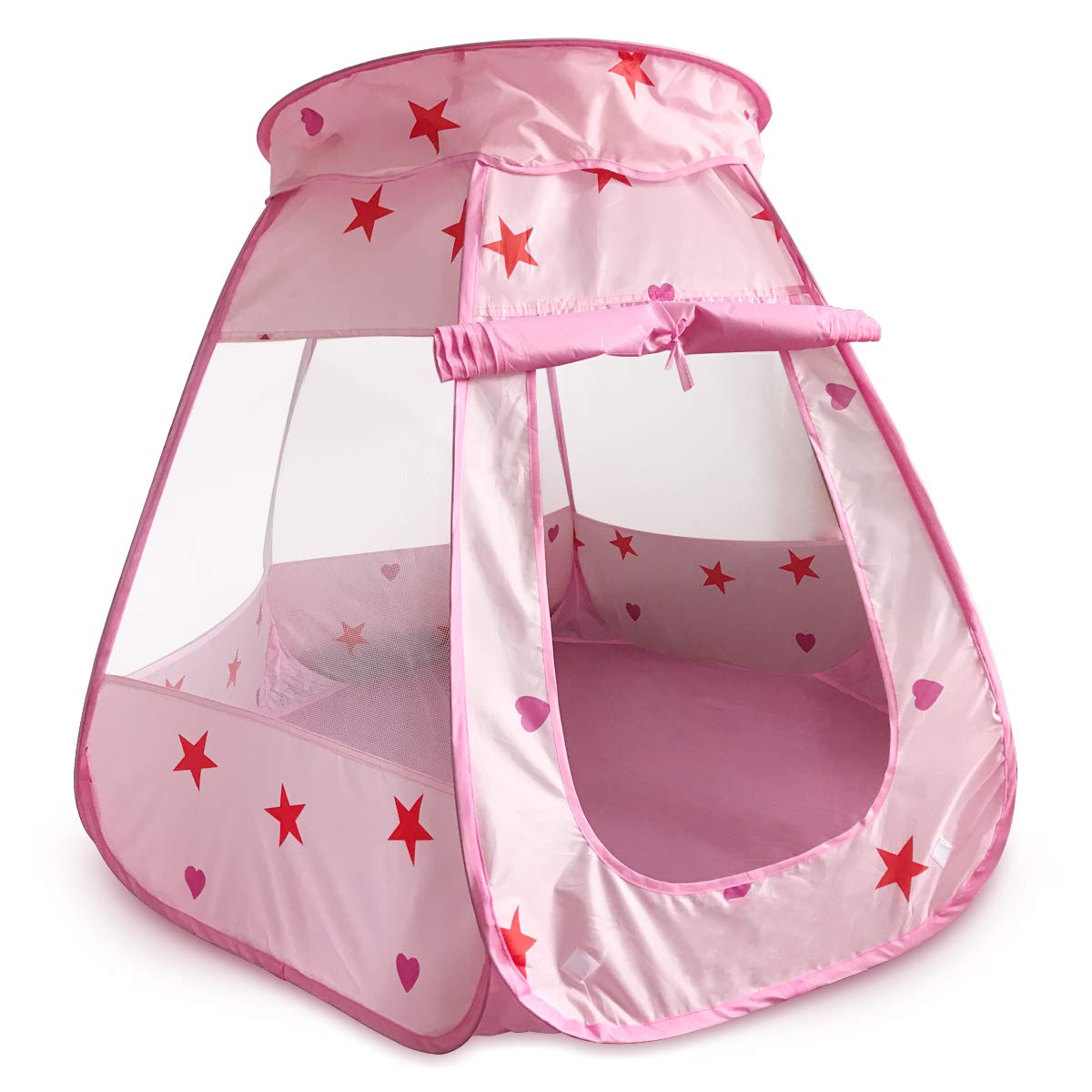 Pop up Tent Foldable Kids Tent Portable Tent Princess Tent for Girls Indoor Outdoor Camping