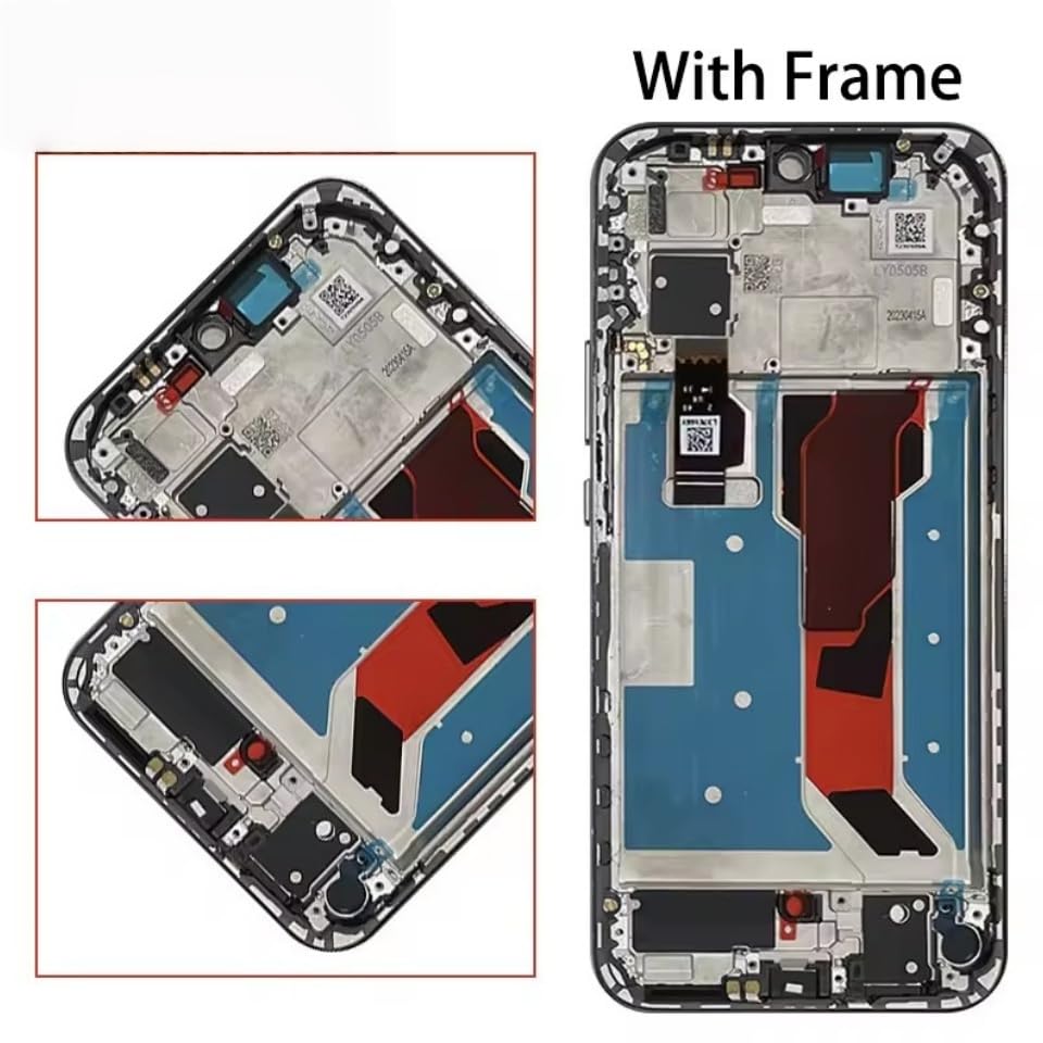 Écran Huawei Nova 12s LCD avec châssis blanc pour rénover votre mobile - 3