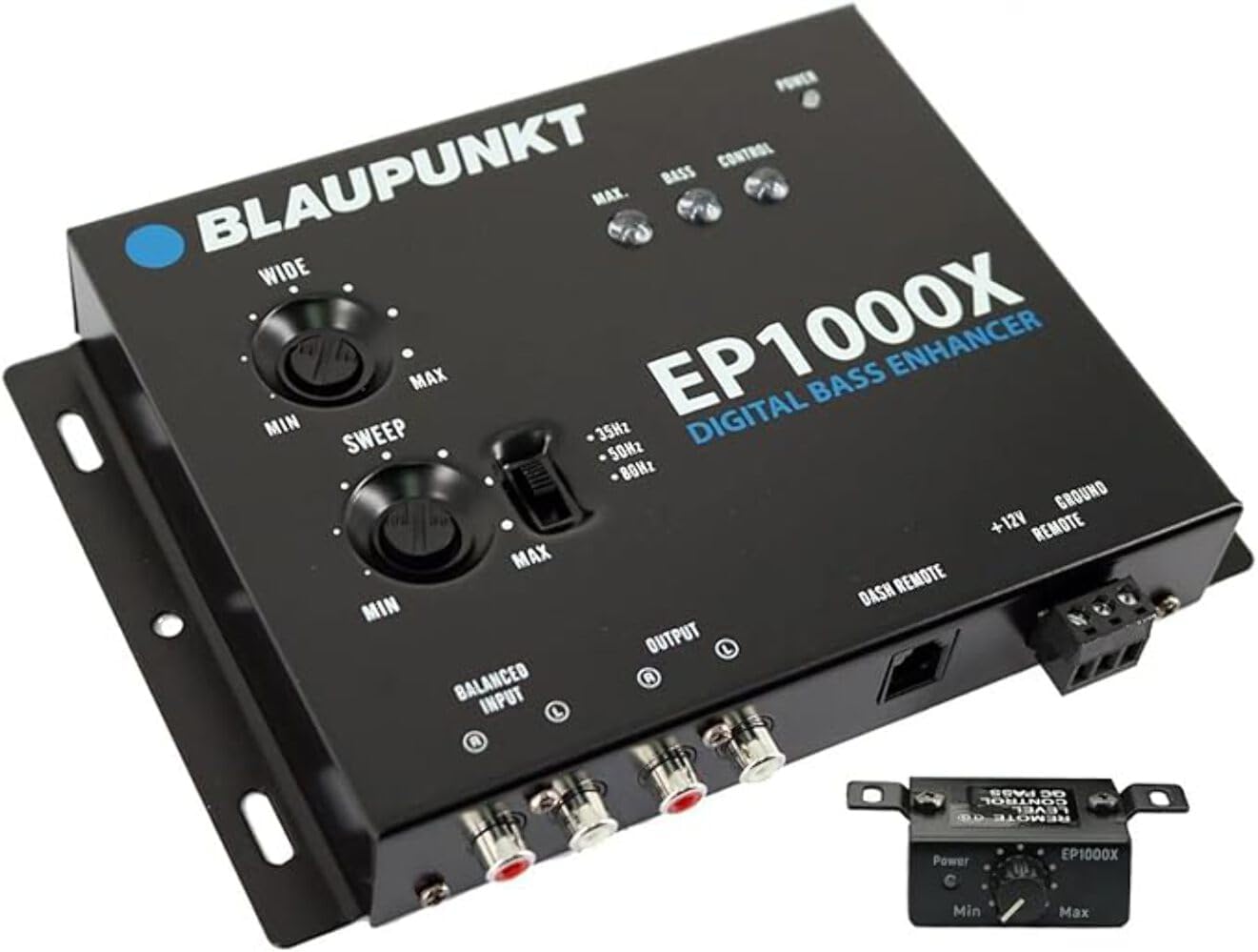 Blaupunkt EP-1000XPRO Digital Bass Enhancer - Digital Signal Processor for Boosting Bass (Includes Dash Mount Control Knob)