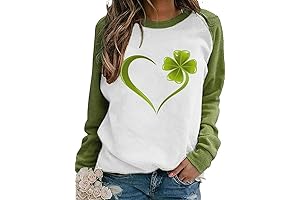 Celebrate St. Patrick's Day with Vibrant Women's Shirts from Chvity