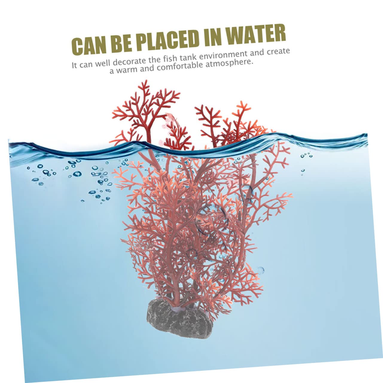 Sosoport 5 Juegos De Plantas De Agua Artificiales Decoración Cuenco De Red Accesorios para Peces Calentador Tanque Ollas Acuario Alimentador Automático Soporte para Estanque