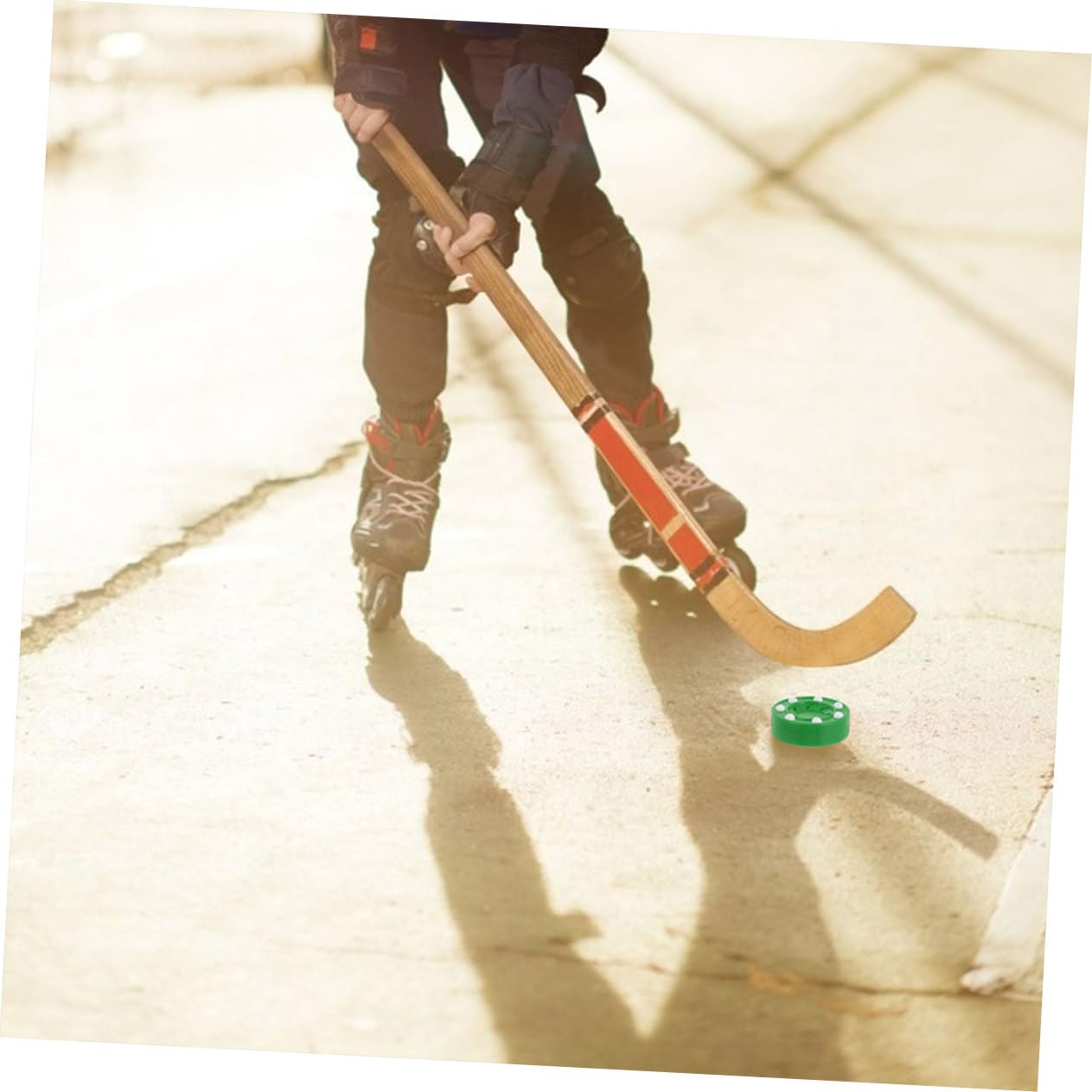 POPETPOP 8 Pièces Jouets De Hockey sur Glace Rondelles De Hockey De Gymnastique Pièces De De Hockey sur Glace Rondelles De Glace en Plastique Rondelles D'Entraînement De Hockey