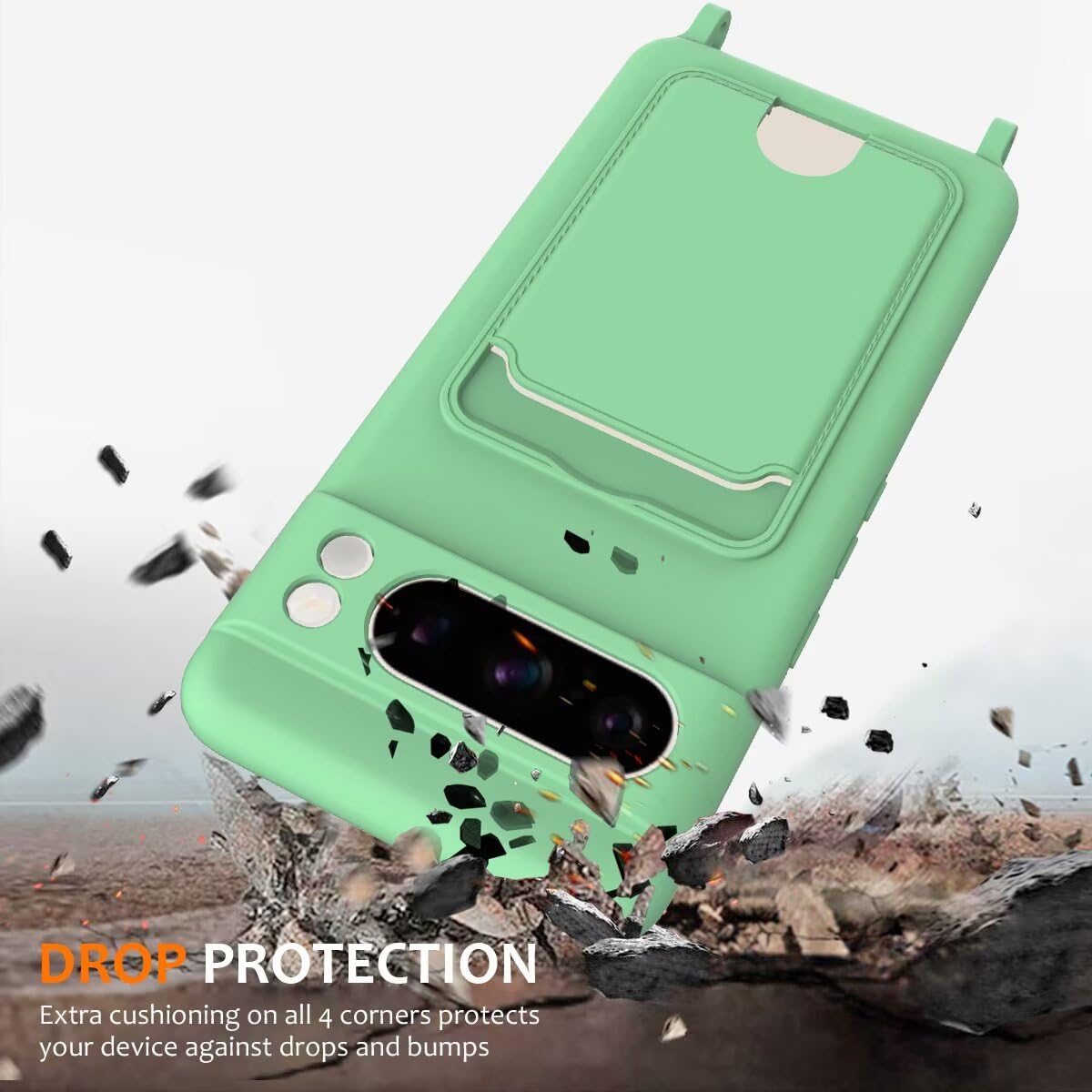 VENINGO Magnetica Cover per iPhone 16e Custodia Compatibile con Cover Supporto Per Anelli Cavalletto Anti-Ingiallimento Custodia per iPhone 16e 6,1 Pollice Trasparente