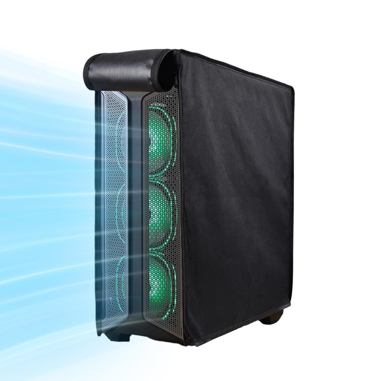 Protector de caja de cubiertas antipolvo para PC,Cubierta antipolvo para CPU de computadora | Funda protectora contra el polvo para PC Protector de CPU - Protector de cubierta antipolvo para