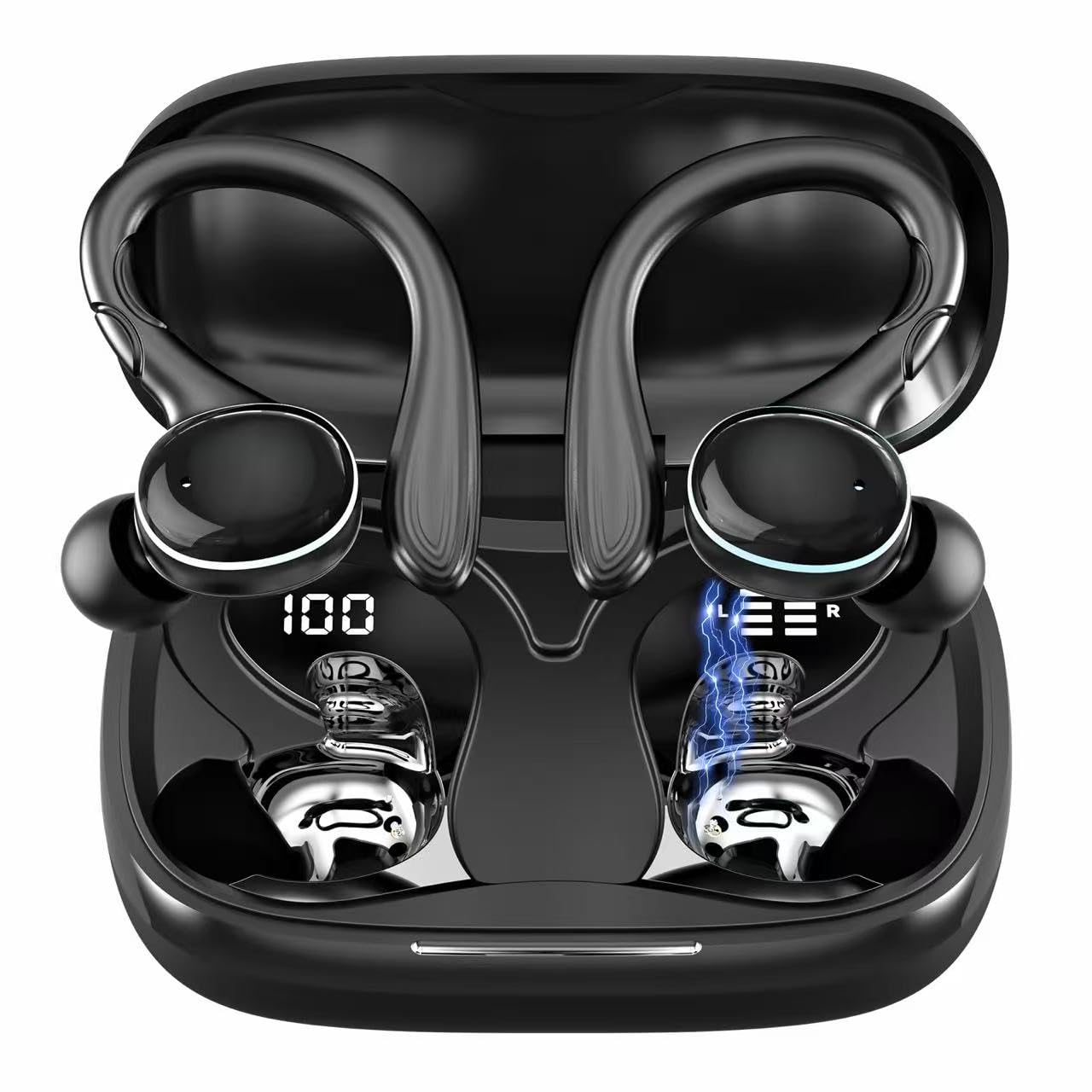 Beniduck Wireless Earbuds Bluetooth 5 3 Headphones Stereo Ear Buds ENC Noise Cancelling Mic IPX7 Waterproof Earphones with
