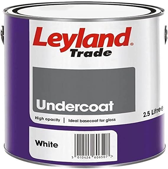 Leyland Trade Undercoat White 2.5L Amazon.co.uk DIY & Tools