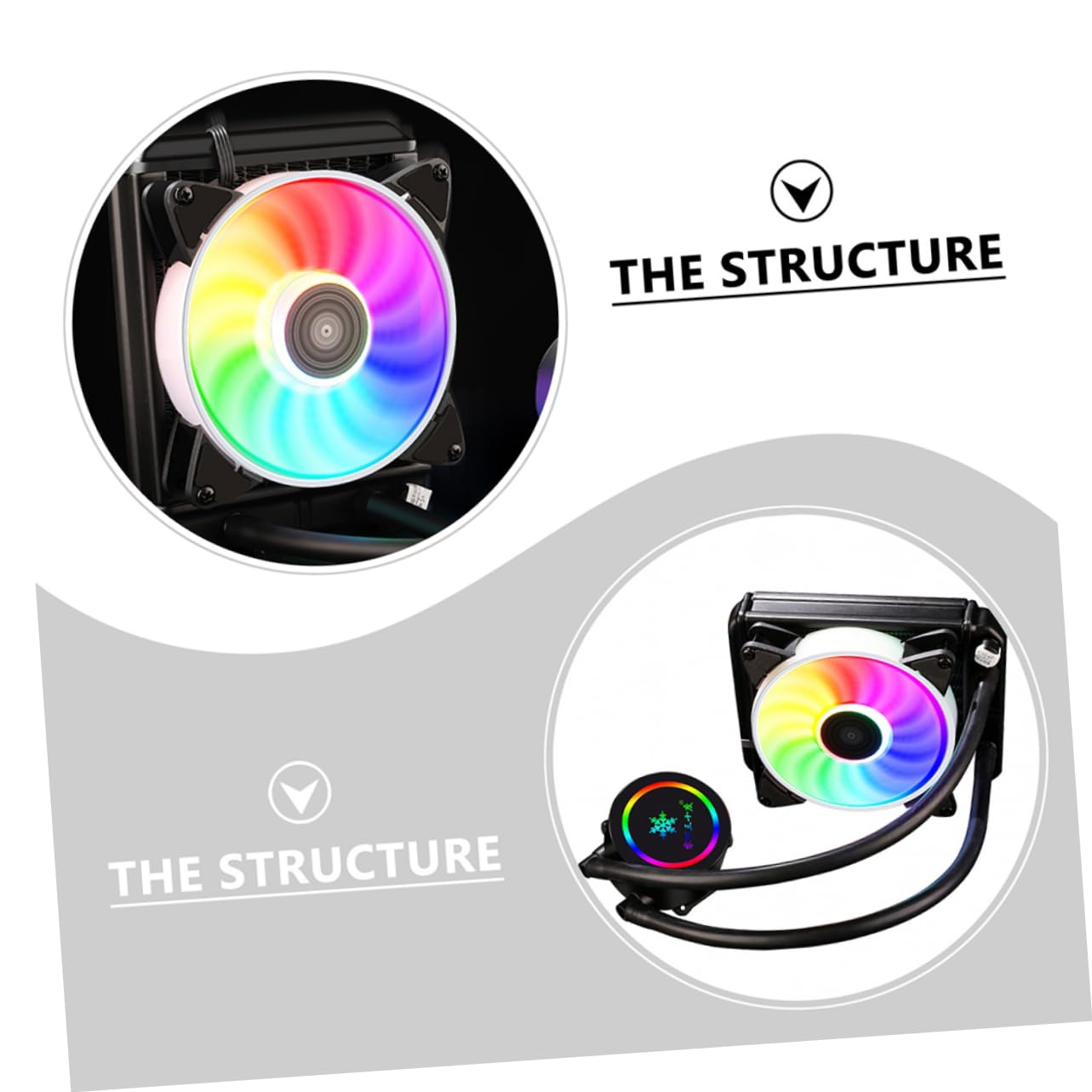 1 Pz Raffreddatore CPU Dissipatore Ad per Computer Raffreddamento Duratura Design Compatto e Facile per Gaming e Uso Prolungato