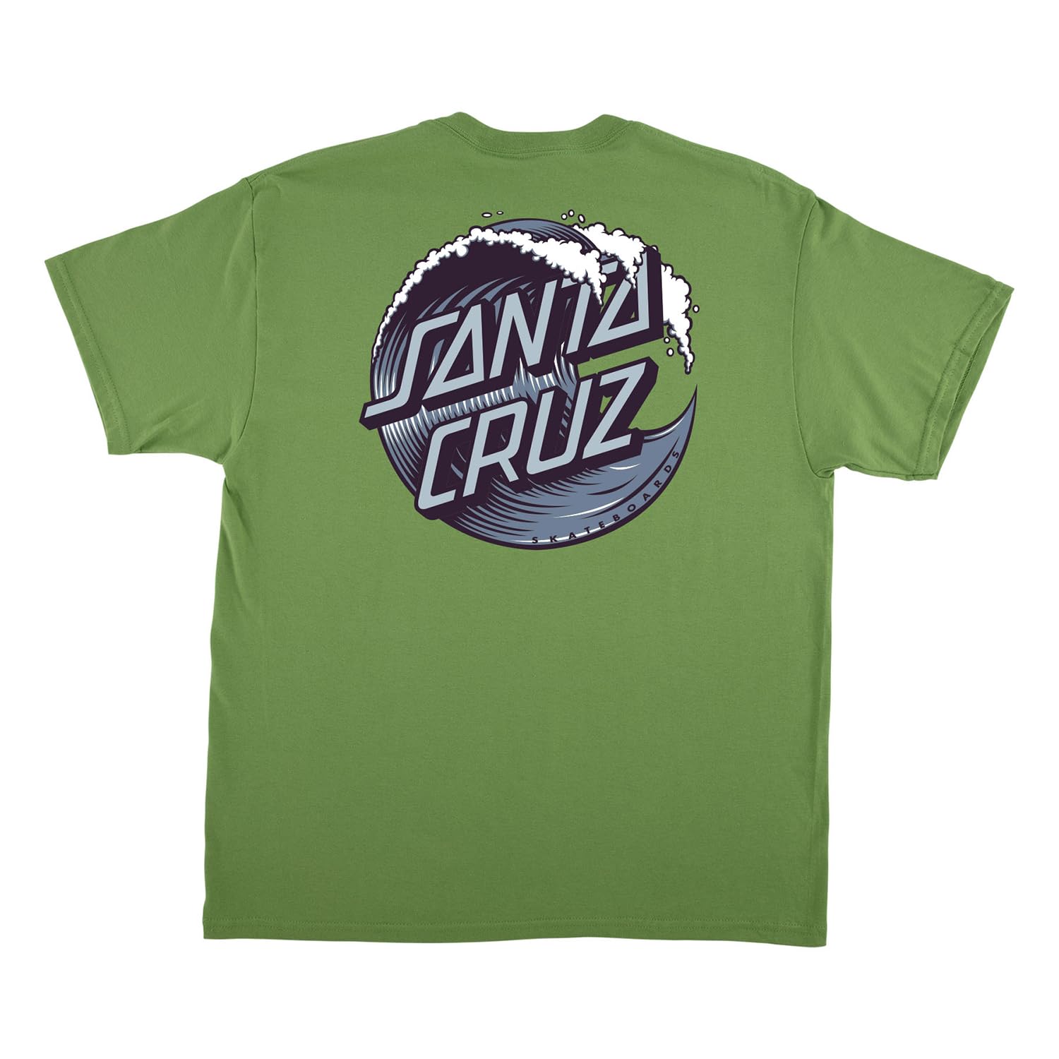 SANTA CRUZ Wave Dot S/S Heavyweight T-Shirt Kiwi Chilled Sm Mens