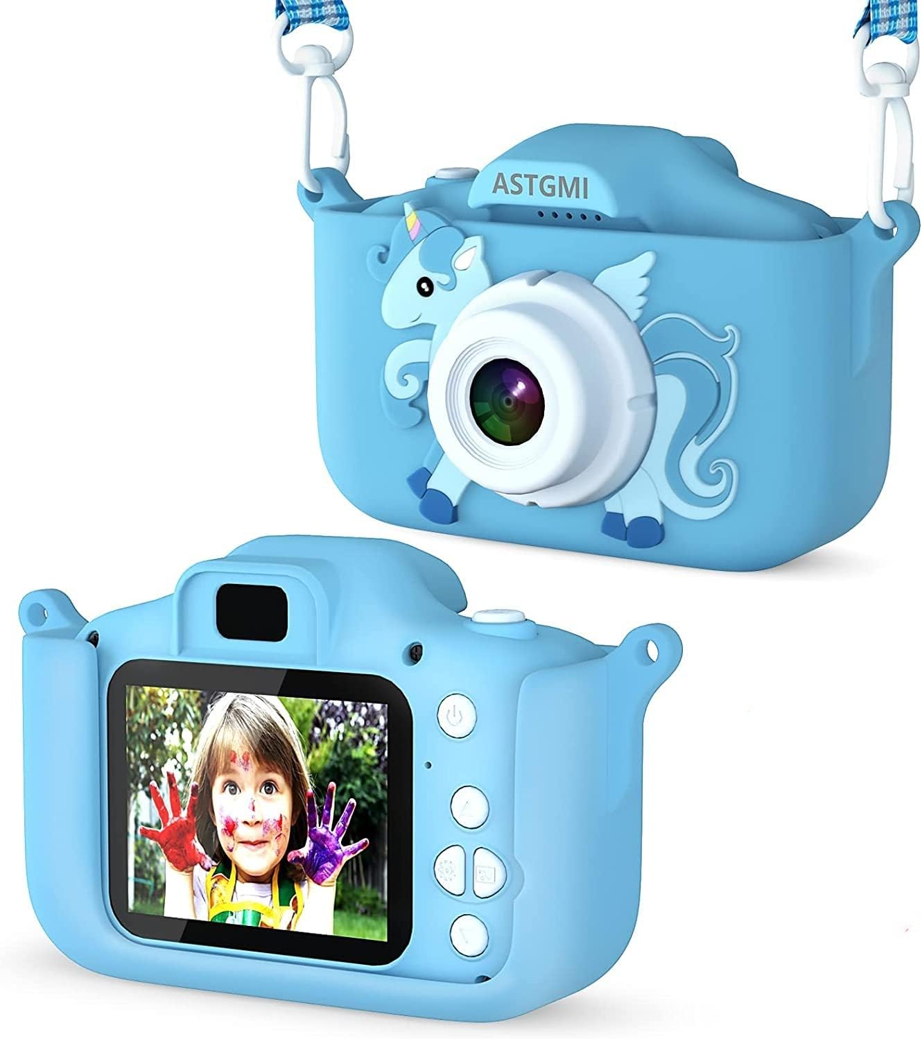 Cámara infantil ASTGMI 1080P HD + Tarjeta SD 32GB (Azul) 3 ASTGMI Juguetes de cámara para niños, 1080P HD Camara Fotos Infantil, cumpleaños de 3 4 5 6 7 8 9 10 años, con Tarjeta SD de 32 GB (Azul) - ¿Vale la pena?
