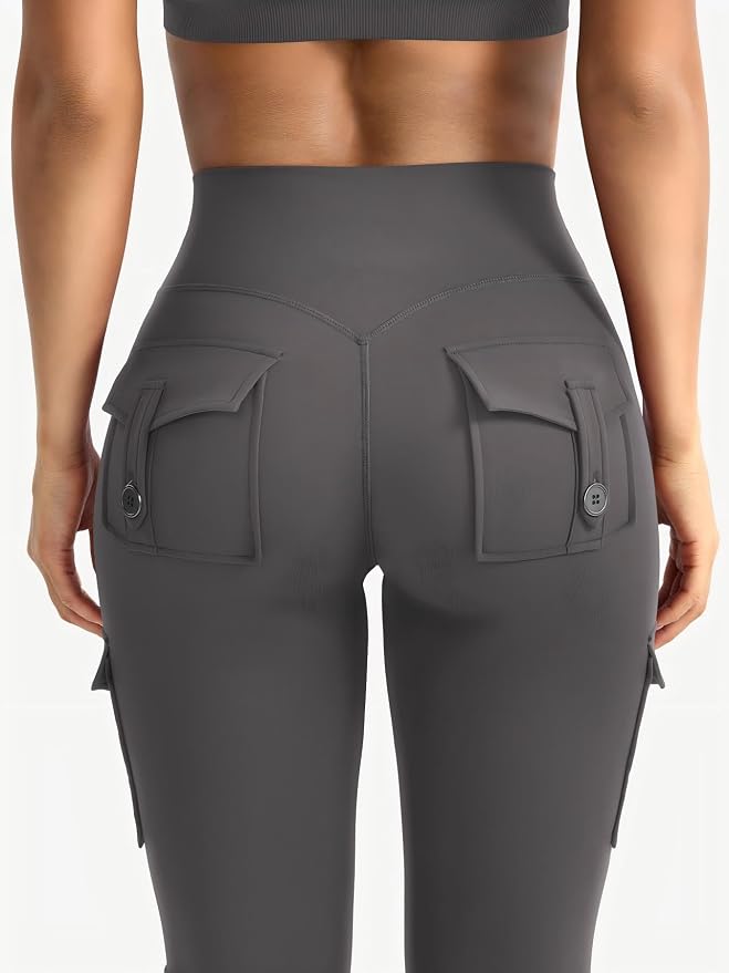 Leggings para mujer con bolsillos y tiro alto miniatura 2