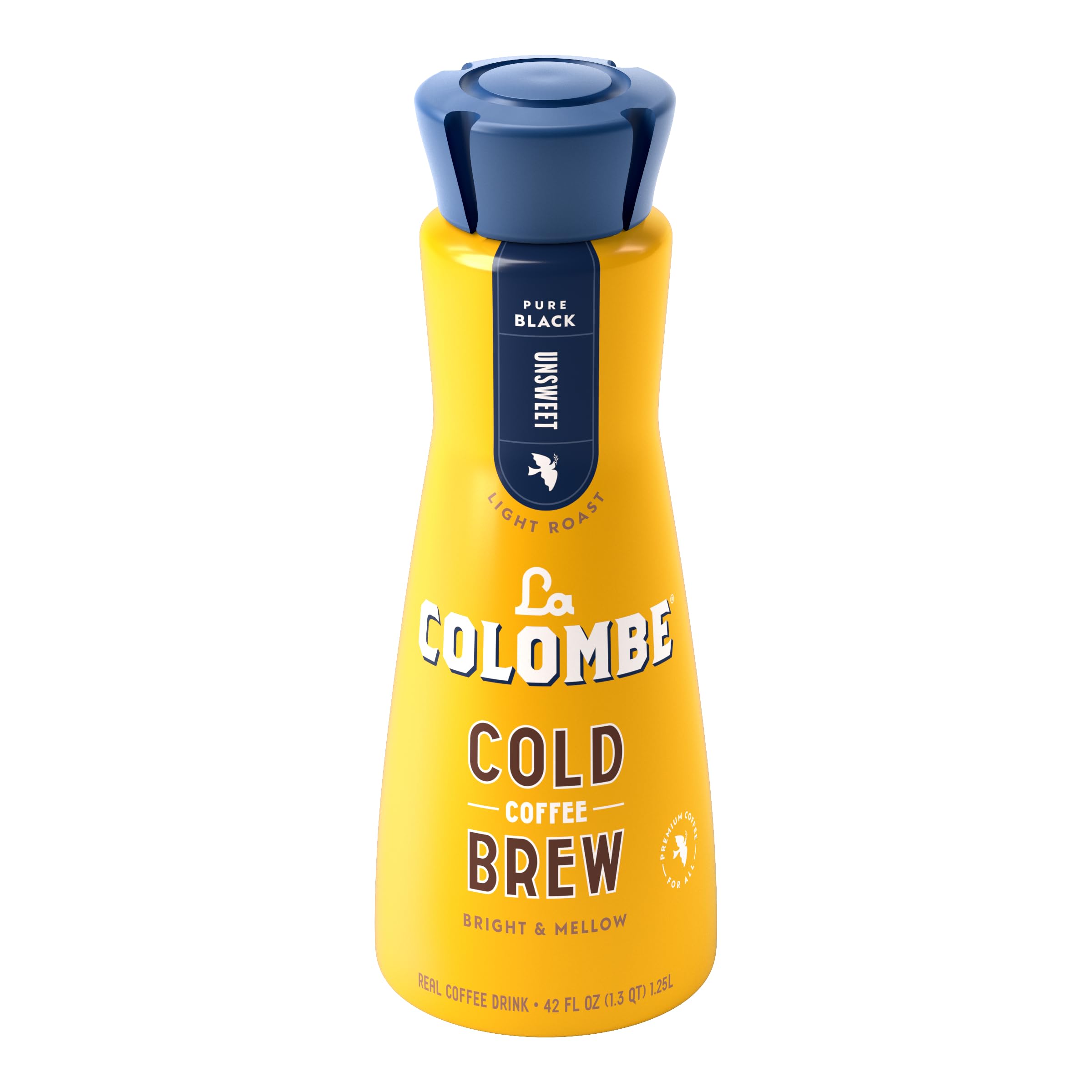 La Colombe Cold Brew Coffee - Colombian - 42 Fluid Ounce - Unsweetened Medium Roast, Single-Origin - Made With Real Ingredients - No Sugar Added - Pure Black Grab And Go Coffee