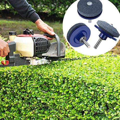 Lawn Mower Sharpener Garden Tool Sharpener Lawn Mower Blade Rotary File Drill Attachment