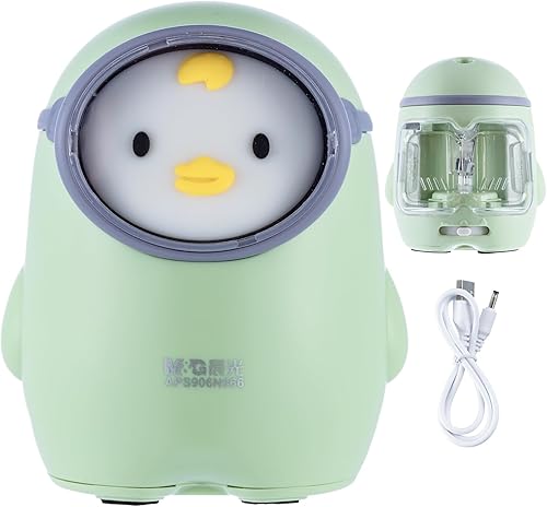 M&G Mini sacapuntas eléctrico, sacapuntas portátil con bateríaUSB de doble alimentación para lápices, niños, estudiantes, hogar, aula, escuela,