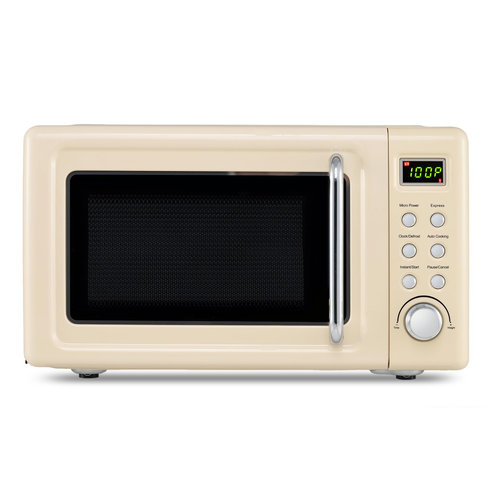 MAT EXPERT 0 7 Cu ft Compact Microwave Oven Digital Timing Child Lock Small Microwave w 6 Preset