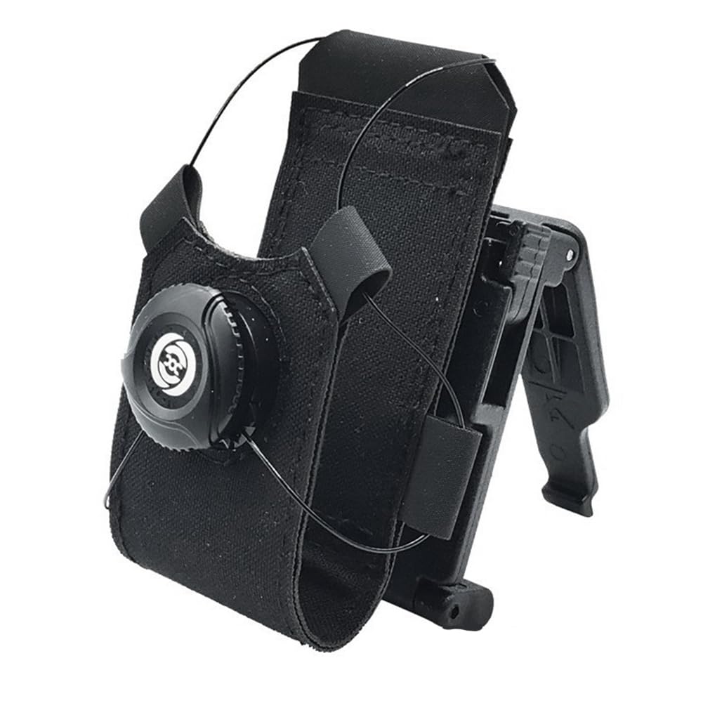 Estuche Fijo para Grabadora con Clip Universal para el Panel Posterior para Cinturón, con Reversa Rápida y Antivibración, B