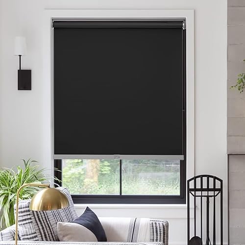 MYshade Persianas enrollables opacas para ventanas, sin cordón, con aislamiento térmico, protección UV, fácil de instalar, para el hogar y la MYshade Persianas enrollables opacas para ventanas, sin cordón, con aislamiento térmico, protección UV, fácil de instalar, para el hogar y la