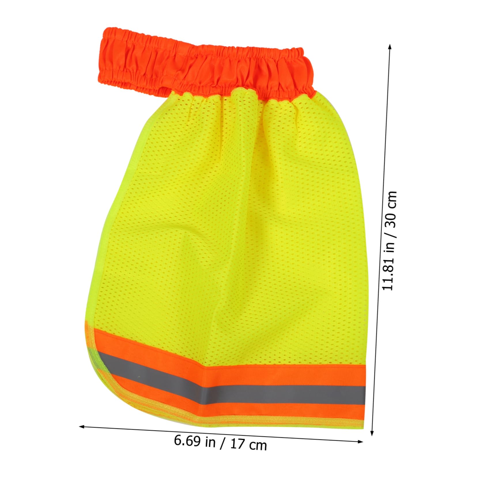 ARTIBETTER 12 Pz Telo Parasole Striscia Riflettente Del Cappello Di Sicurezza Attacco Visiera Parasole Casco Protezione Del Collo Dell'elmetto Collo a Rete Protezione Solare Completa