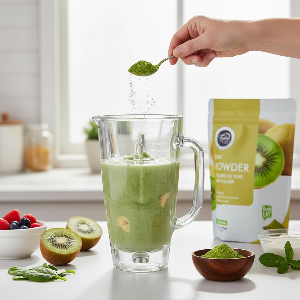 Kiwi Fruit Powder | 100% Natural Freeze Dried | Tangy & Nutrient