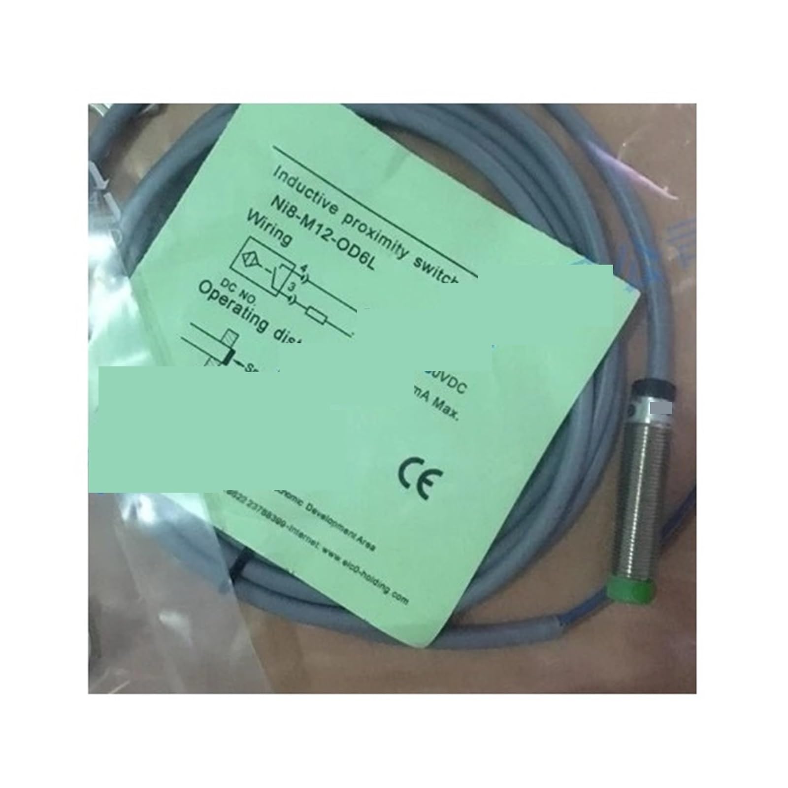 Capteur de proximité NI8-M12-OD6L inductif pour détection industrielle filetée