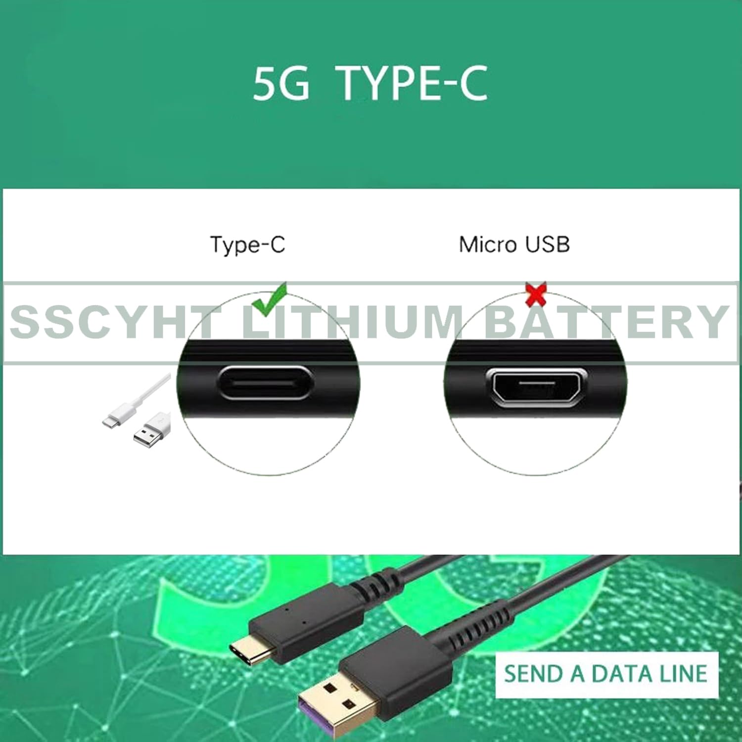 Batteria agli ioni di Litio AAA da 1,5 V a Ricarica Rapida 3000 mAh di Grande capacità con Cavo USB Batteria Ricaricabile Batteria al Litio Riutilizzabile 1200 Volte,3pcs 1.5v3000mah