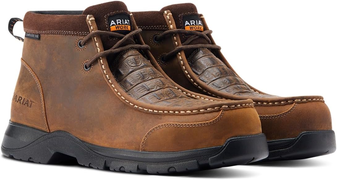 ARIAT mens Edge Lte Moc Composite Toe Work Boot - Image 6