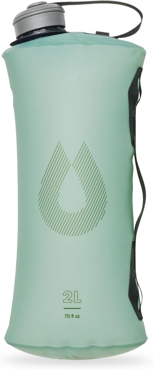 Seeker Collapsible Camping Water Storage (2L, Sutro Green) | BPA & PVC Free, Leakproof, Ultra-Light, Filter Compatible, Ultra-Durable, for Camping, Backpacking, Emergency Preparedness