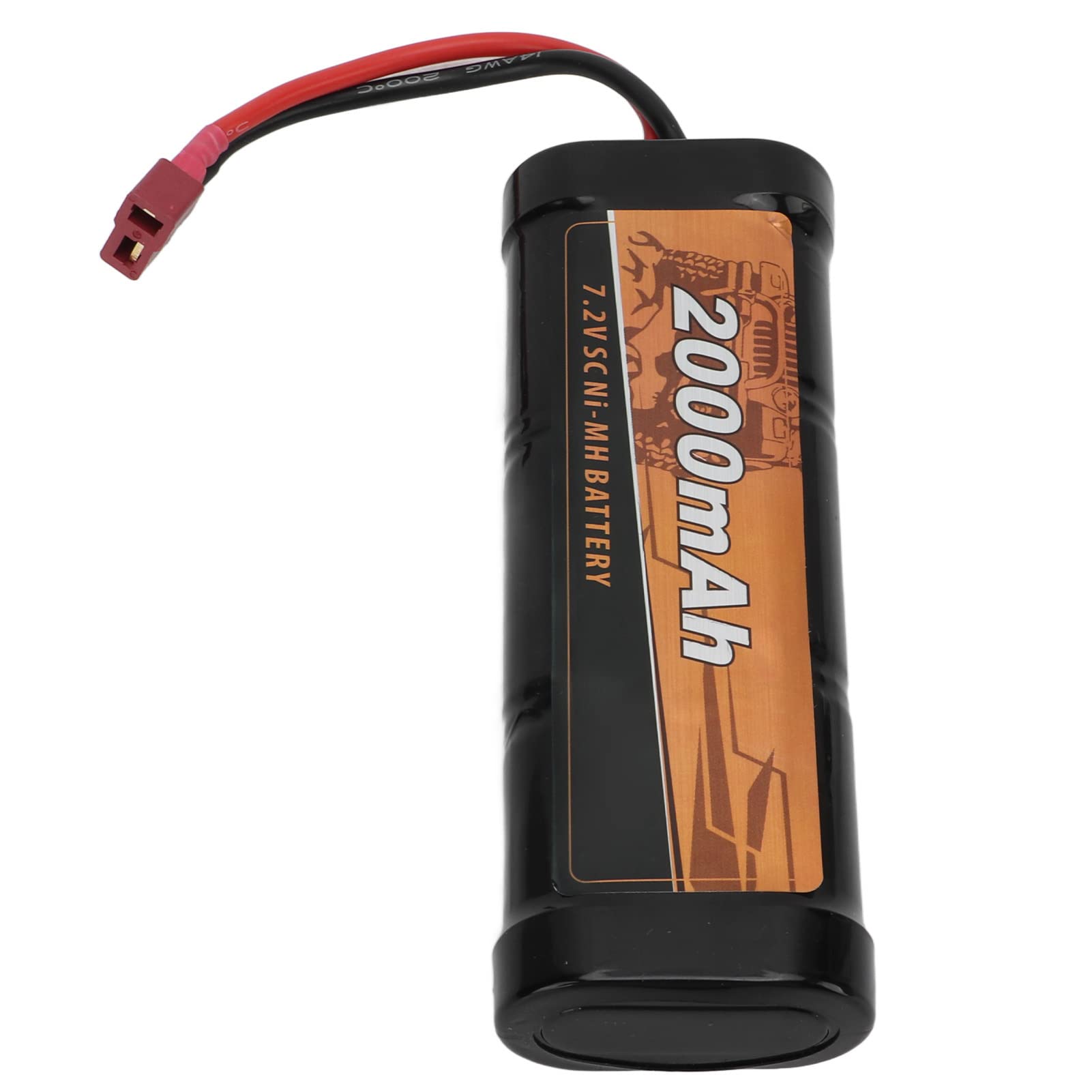 Srliya Batería NiMH RC 2000mAh 7.2V T Enchufe Hembra