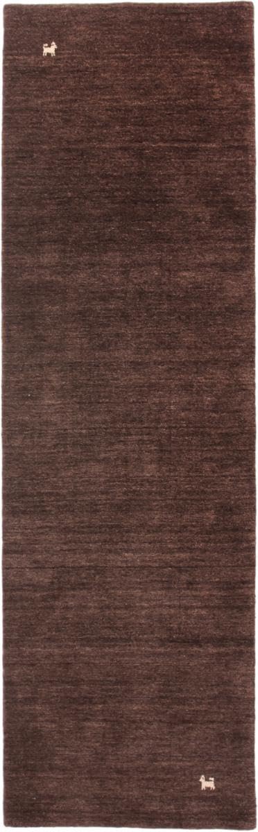 Tapis d'Orient Gabbeh en laine tissé main 81x269 cm