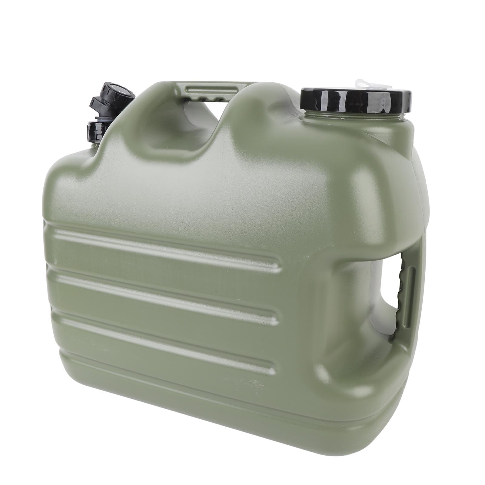 Camping-Wasserbehälter mit Zapfen, verdicktes PE, auslaufsicher, große Kapazität, Camping-Wasserspeicherkrug für Auto im Freien (25L)
